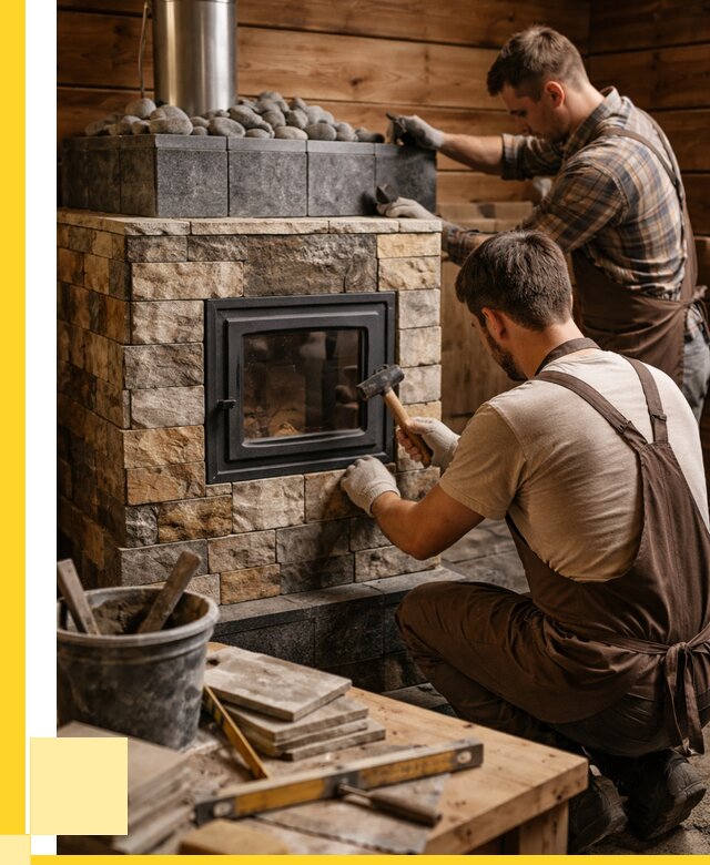 Облицовка банной печи в Салавате от 16004 р. | ЭриданСлв