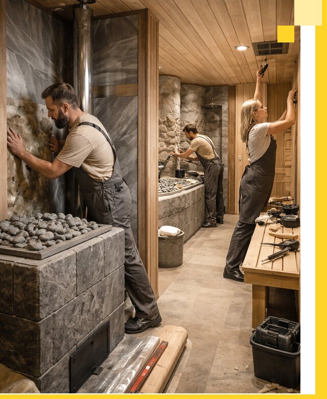 Строительство бань и SPA процедур в Салавате под ключ и отделкой