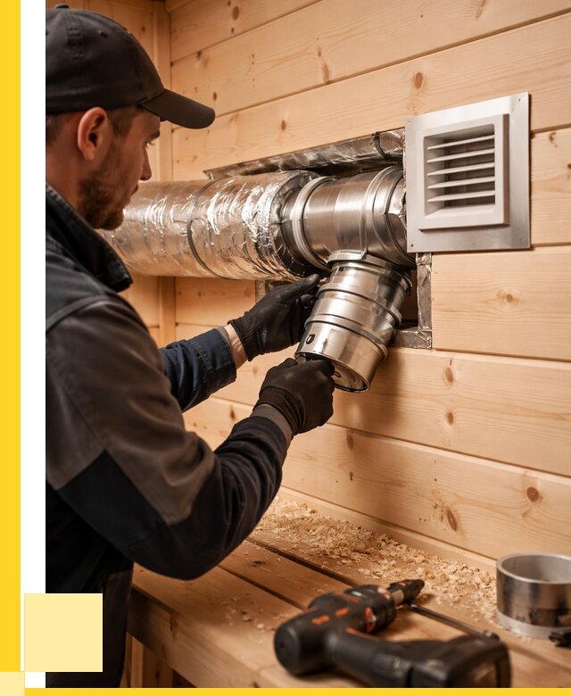 Монтаж вентиляции бани в Салавате от 12803 р. | ЭриданСлв