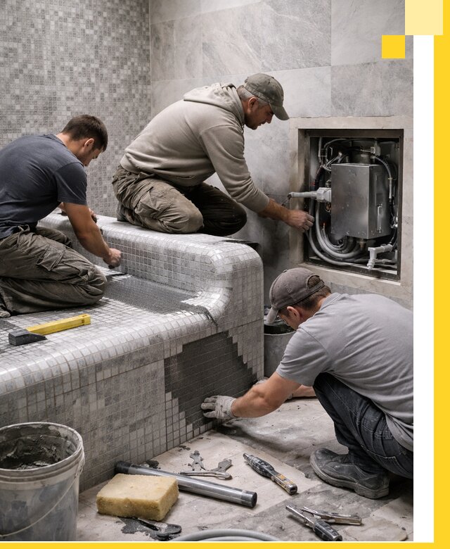 Проекты хамамов под ключ в Салавате и дизайн и строительство