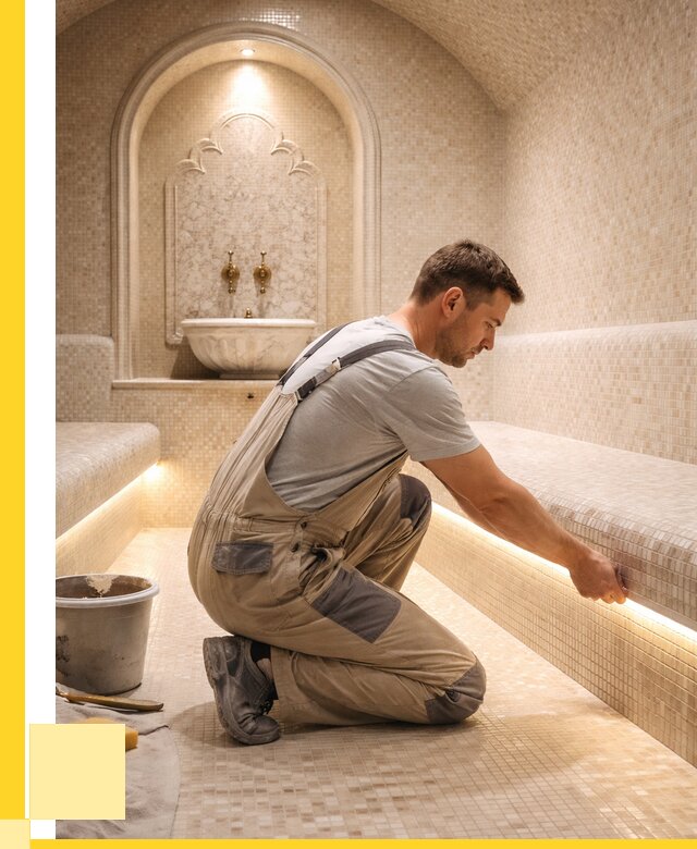 Отделка хамамов под ключ в Салавате от 5868 р. | ЭриданСлв