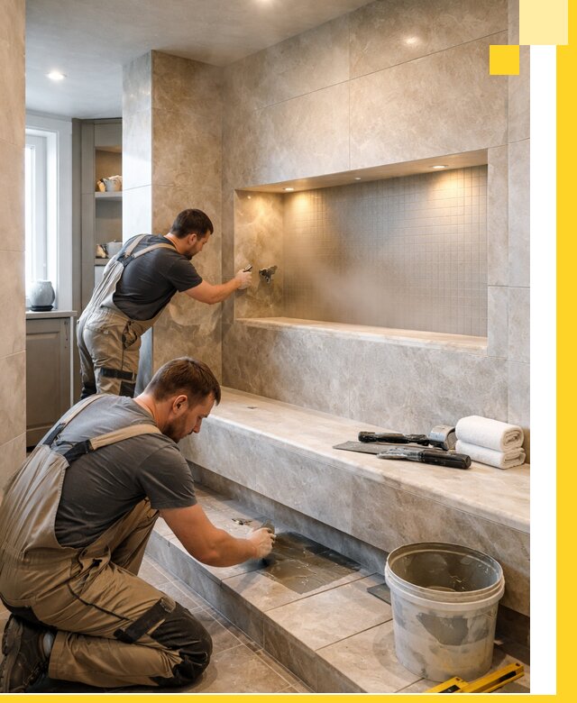 Профессиональное строительство хамама в квартире в Салавате