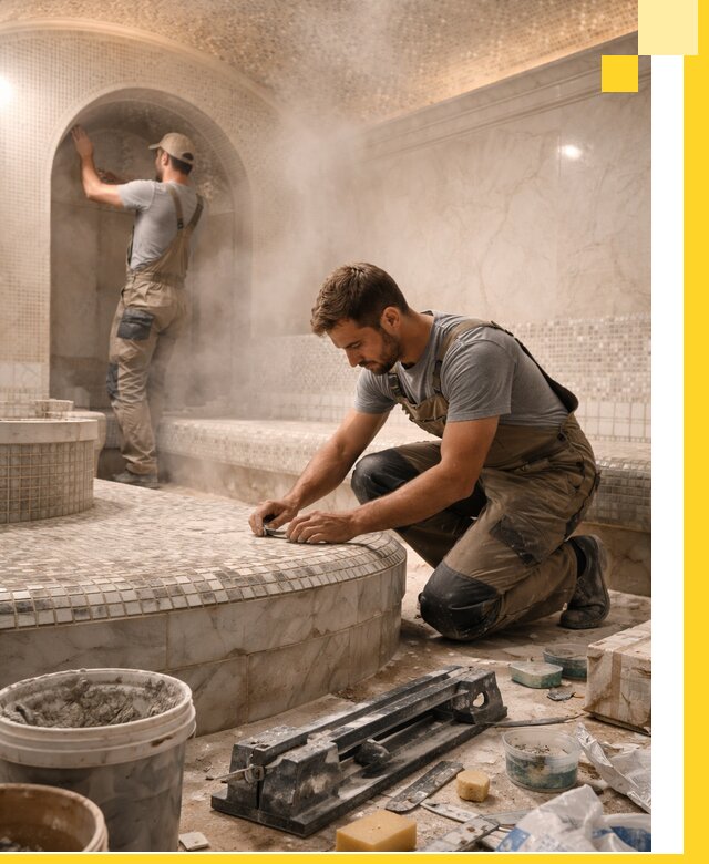 Профессиональный дизайн хамама и SPA под ключ в Салавате