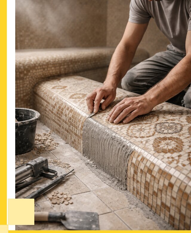 Плитка для хамама под ключ в Салавате от 3734 р. | ЭриданСлв