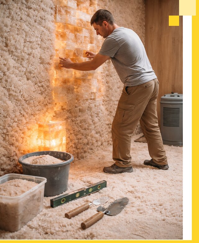 Проектирование и монтаж соляных комнат в Салавате под ключ