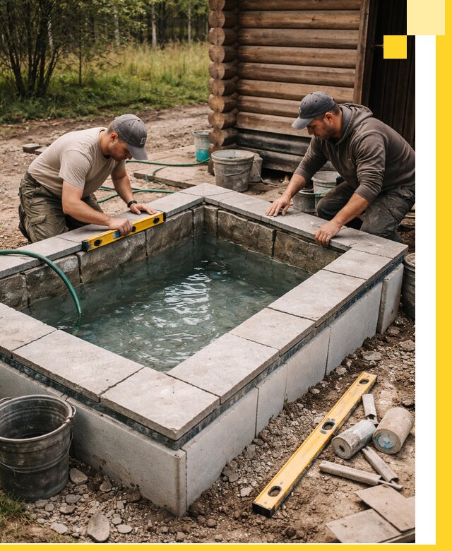 Изготовление и установка холодных купелей под ключ в Салавате