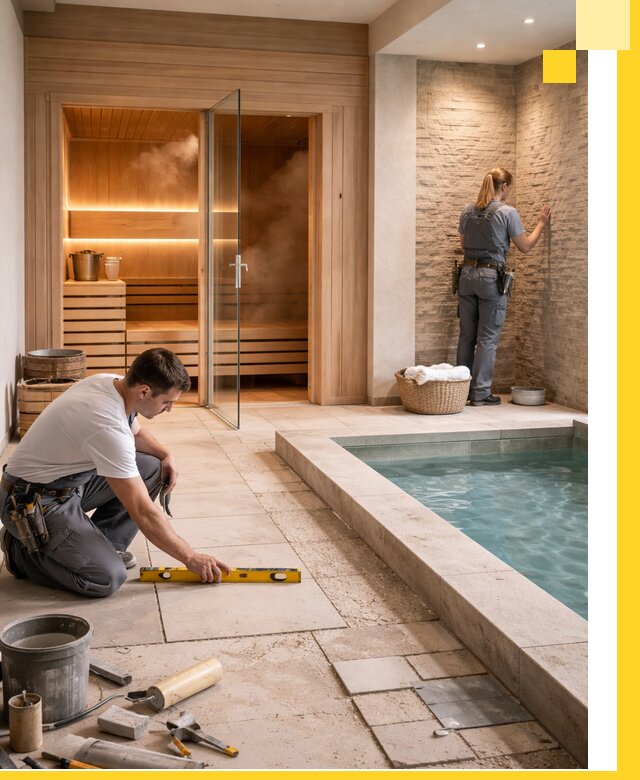 Комплексный дизайн и отделка интерьеров SPA под ключ в Салавате